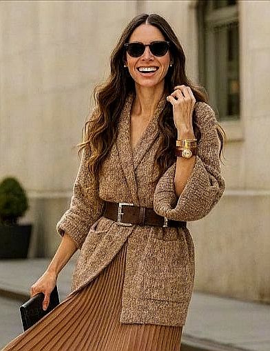 Идеальная длина кардигана: секреты выбора