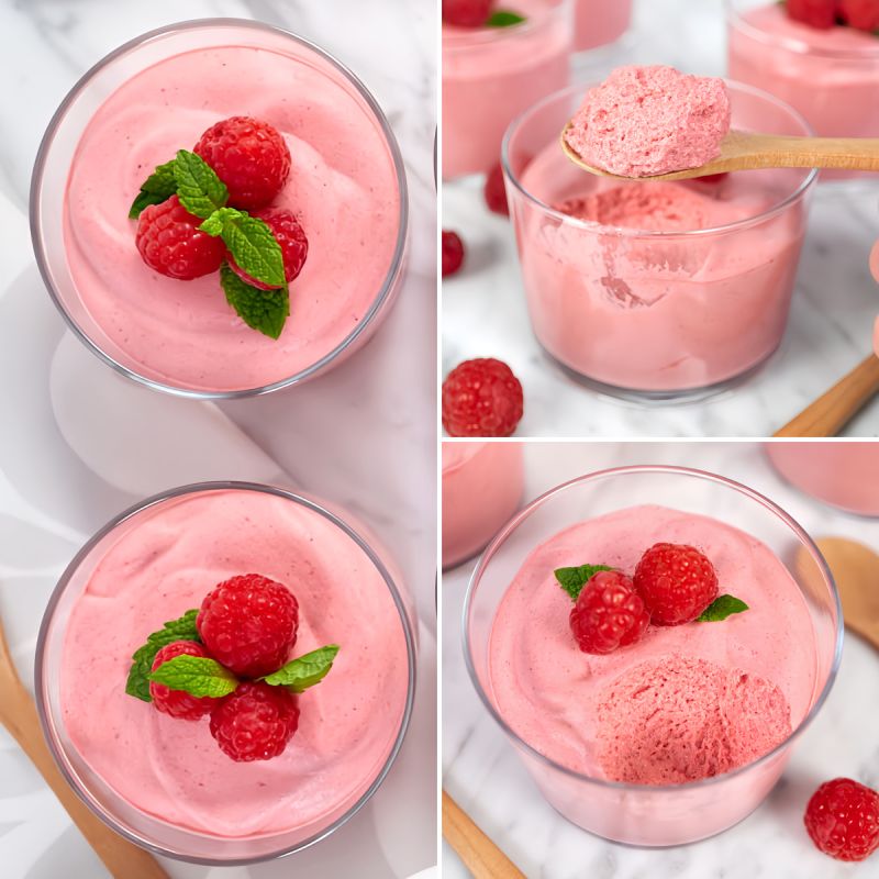 Ягодный протеиновый мусс без сахара: легкость и вкус в каждой ложке