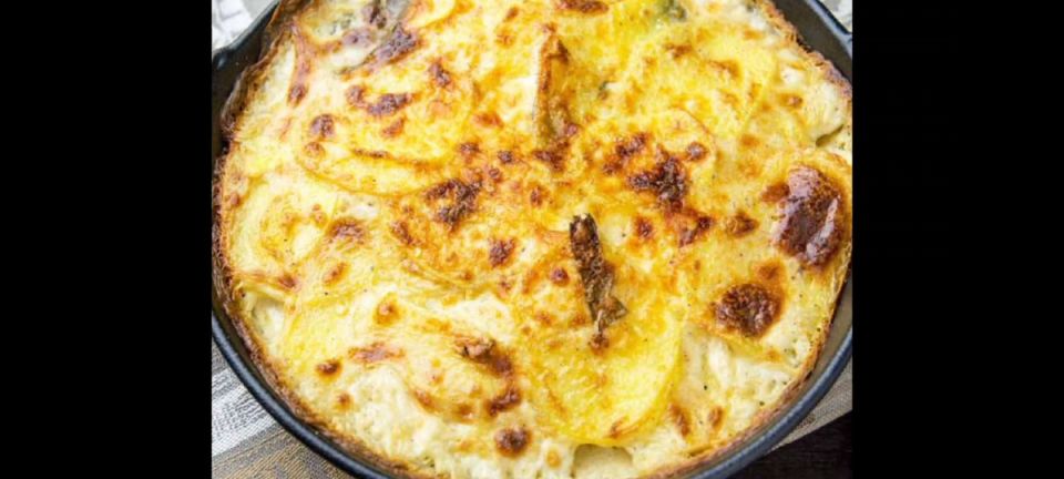 Гратен из картофеля по-деревенски: будто домашний уют на тарелке