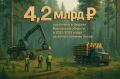 За последние три года в бюджет Кировской области поступило 4,2 млрд рублей за использование лесов