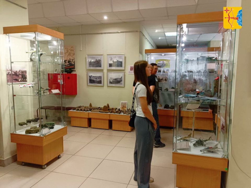 В кировском Музее воинской славы открылась выставка «Боевая техника в миниатюре»