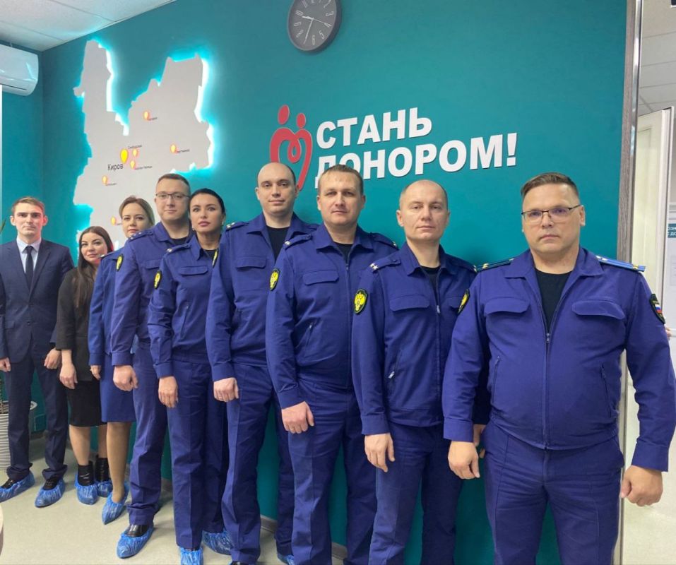 Работники прокуратуры Кировской области в очередной раз присоединились к инициативе Кировского центра крови