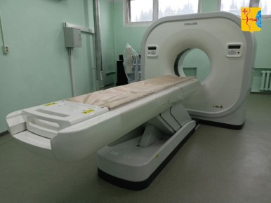 В Омутнинской центральной районной больнице начал работать новый компьютерный томограф