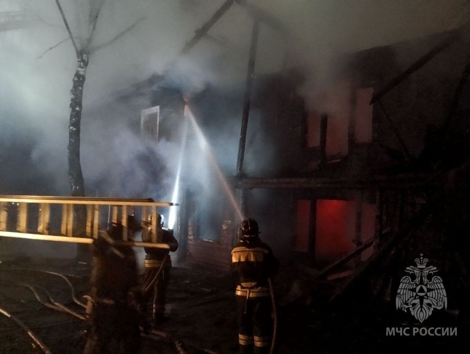 В Нововятском районе Кирова произошл пожар