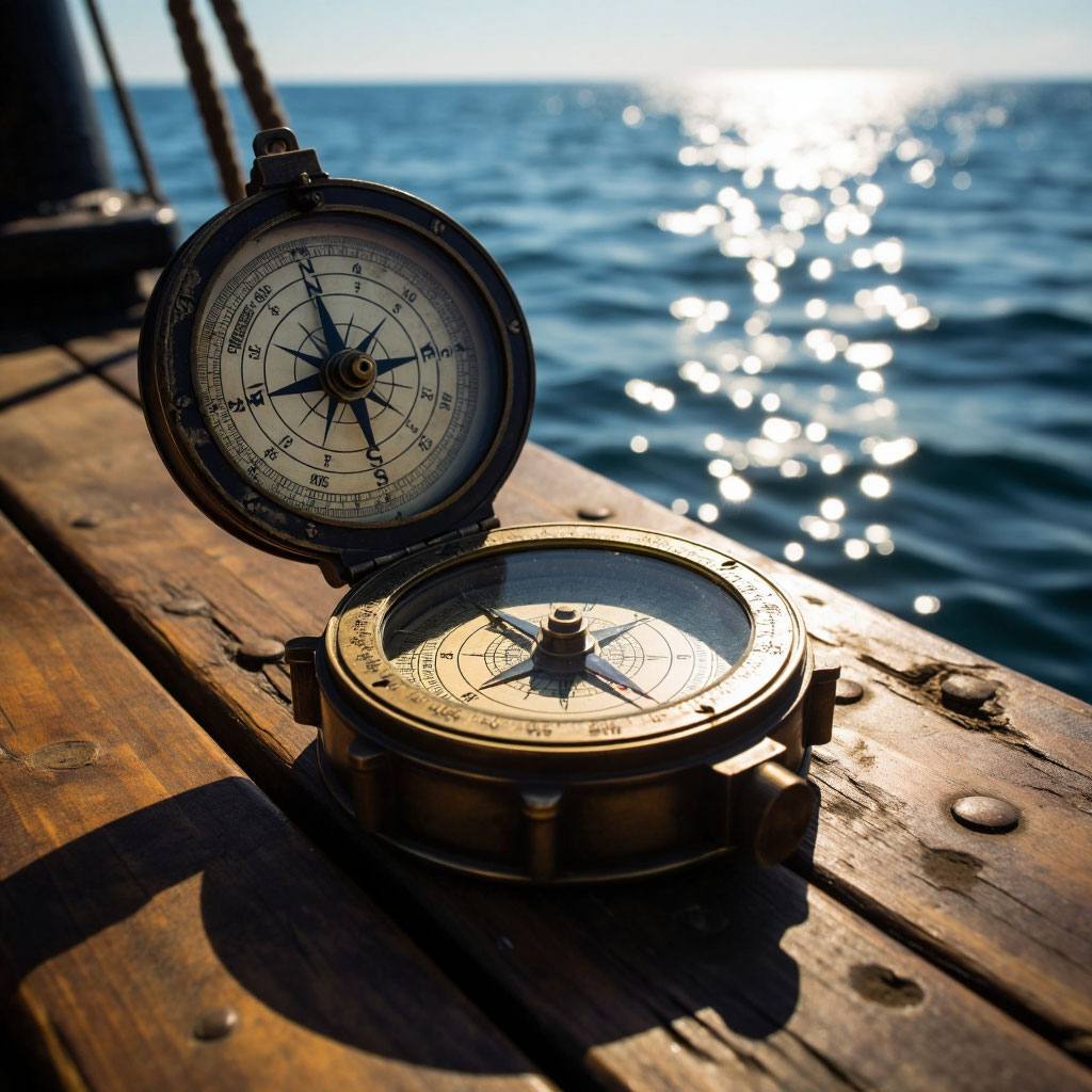 5 фактов о компасе:. 1. Первые компасы создали в Китае воIIвеке дон.э. — это была ложечка из магнетита на медной пластине, указывавшая на юг. Использовали их для геомантии, а не навигации