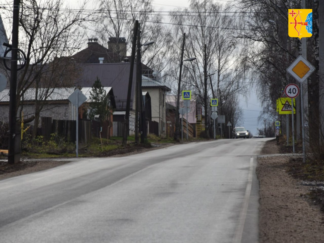 В Слободском полностью заасфальтировали улицу Екатерининскую В Слободском полностью заасфальтировали улицу Екатерининскую