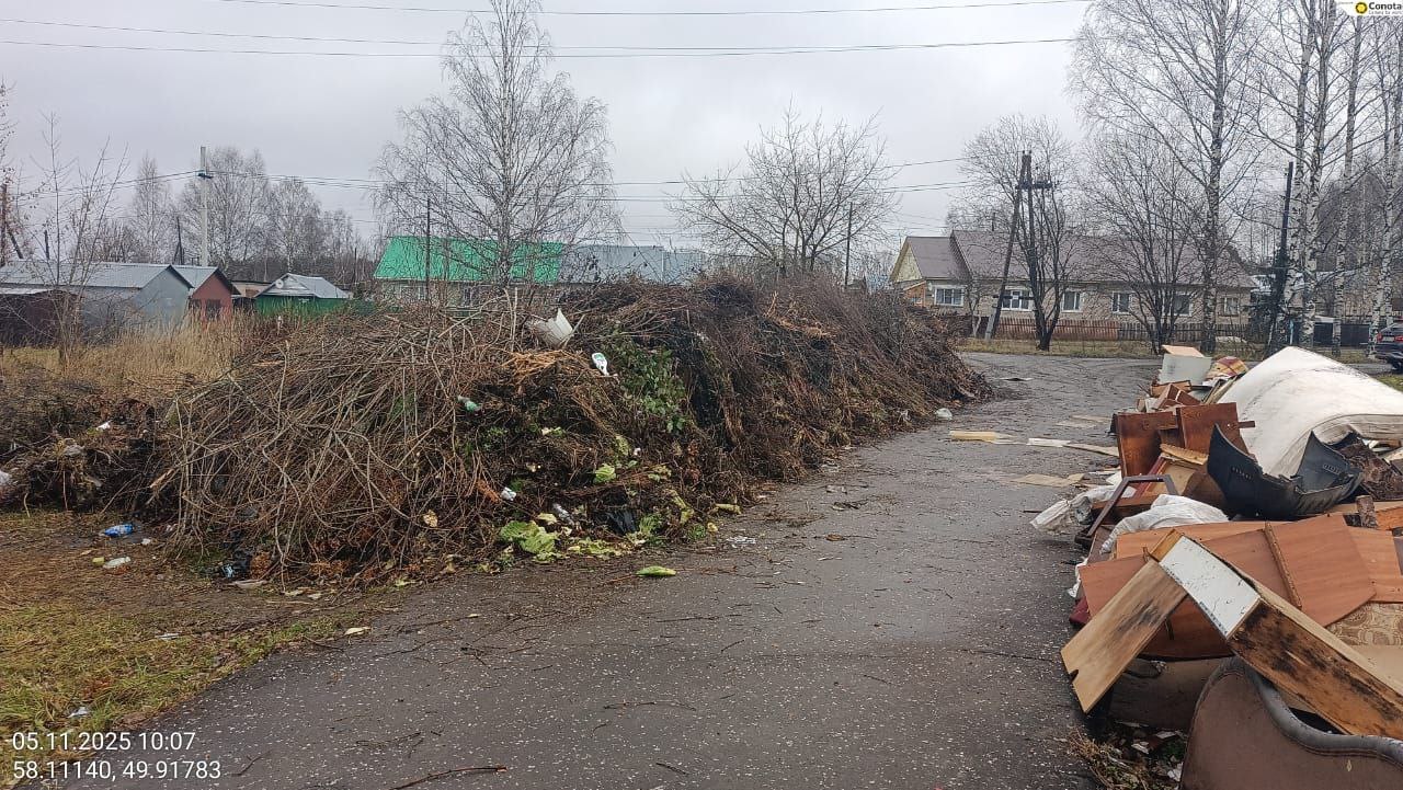 Региональный оператор оперативно устранил свалку в Кумёнах Региональный оператор оперативно устранил свалку в Кумёнах