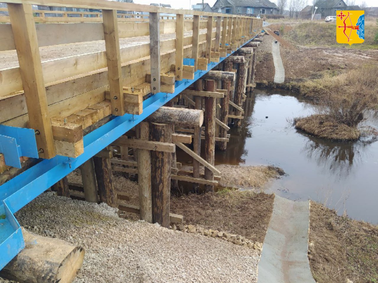 В Нагорском районе Кировской области отремонтировали деревянный мост через реку Федоровка В Нагорском районе Кировской области отремонтировали деревянный мост через реку Федоровка