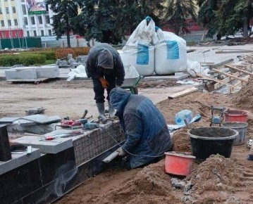 В Кирове продолжается благоустройство общественных пространств по нацпроекту