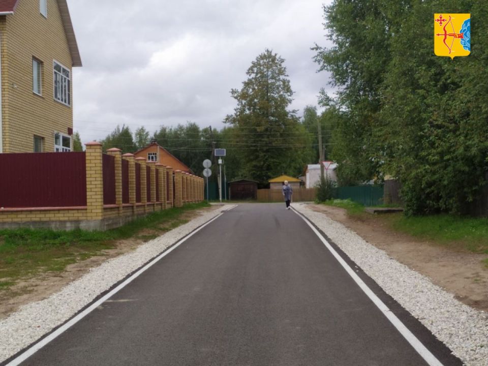 В Лузе отремонтировали дорогу по улице Калинина