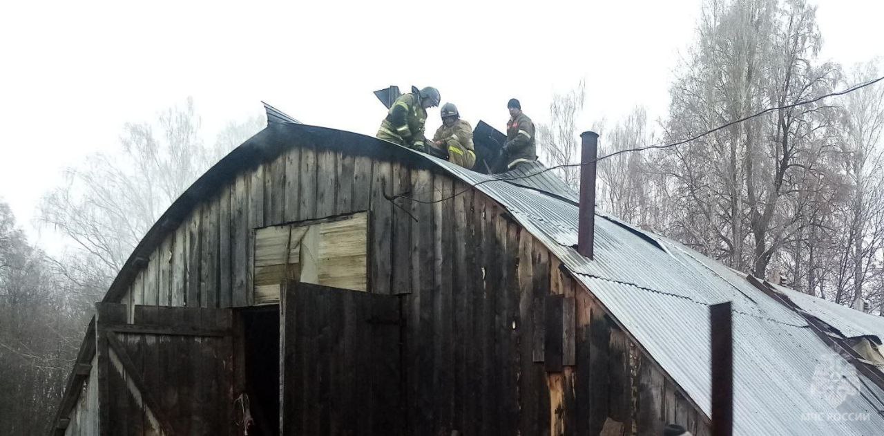 В Уржумском районе огнеборцы спасли фермеров и их коров