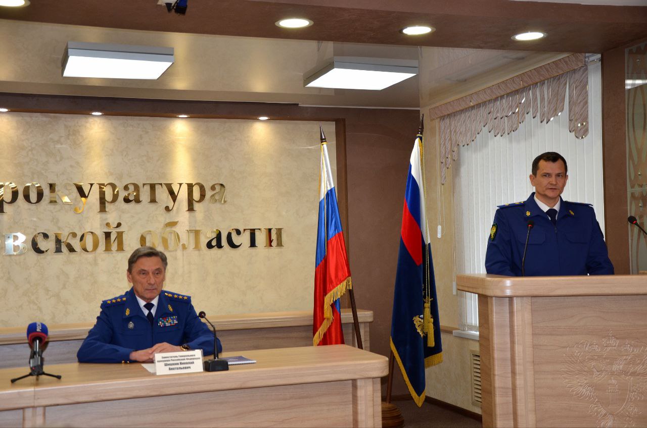 Заместитель Генерального прокурора Российской Федерации Николай Шишкин представил нового прокурора Кировской области Юрия Рываева Заместитель Генерального прокурора Российской Федерации Николай Шишкин представил нового прокурора Кировской области Юрия Рываева