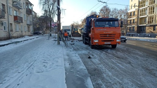 МУП «Водоканал» завершает работы на Попова, 16