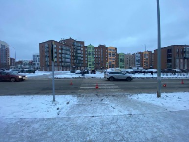 Ребёнка сбили на пешеходном переходе в Кирове