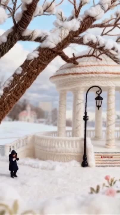 Нейросеть нарисовала уютный Киров в мире LEGO и в вязанном стиле