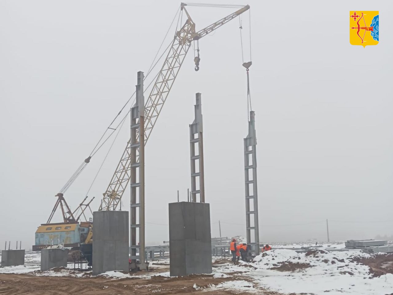 В Слободском районе Кировской области продолжается строительство самого крупного в регионе объекта по сортировке и переработке твердых коммунальных отходов КПО «Центральный» В Слободском районе Кировской области продолжается строительство самого крупного в регионе объекта по сортировке и переработке твердых коммунальных отходов КПО «Центральный»