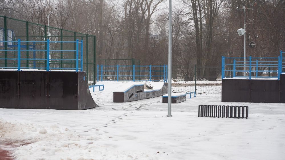 В Гагаринском парке г. Кирова завершено строительство новой спортплощадки