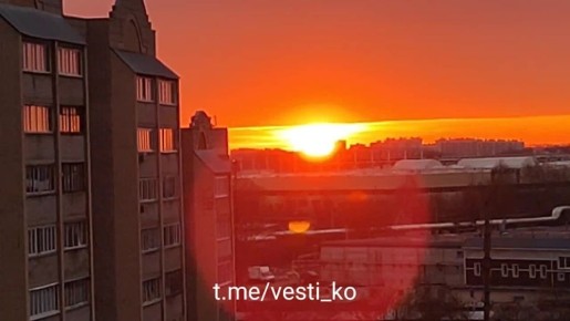 Рассвет сегодня в Кирове