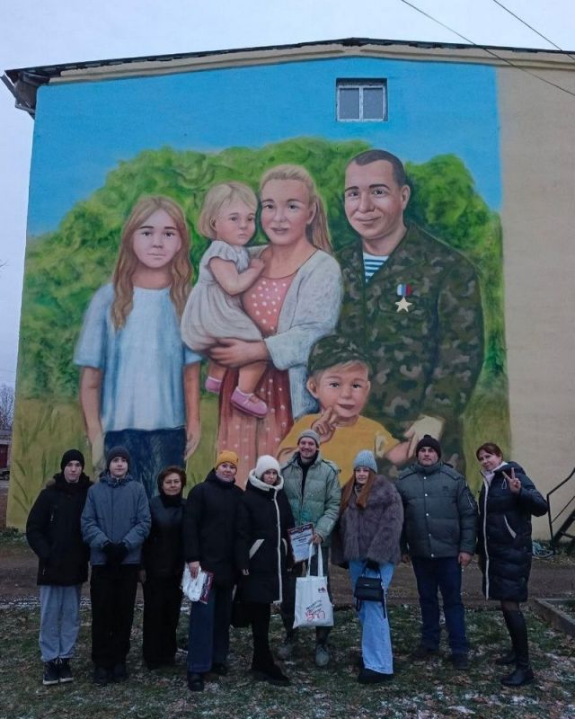 В Шабалинском районе появился первый мурал