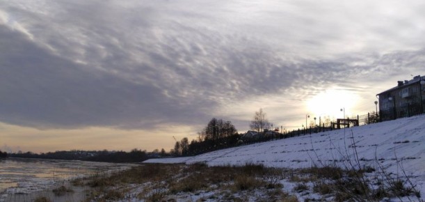 Встречаем уже совсем зимнее, морозное утро