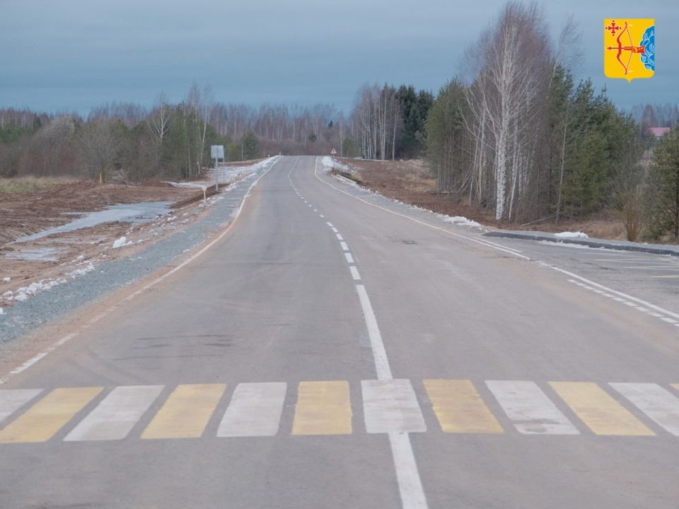 В Кировской области заасфальтировали дорогу в деревню Рай Оричевского района