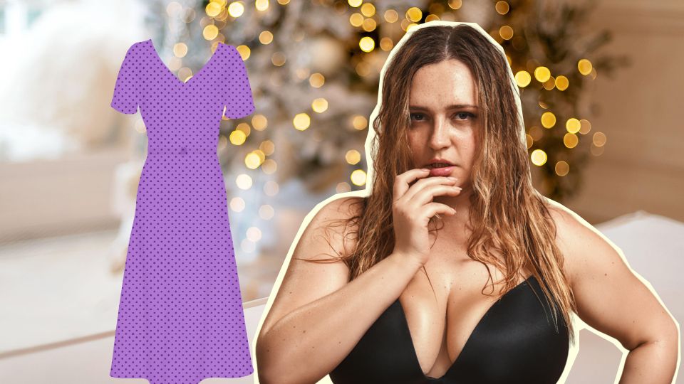 Превратитесь в «тумбочку»: эти платья нельзя надевать на Новый год пышным дамам