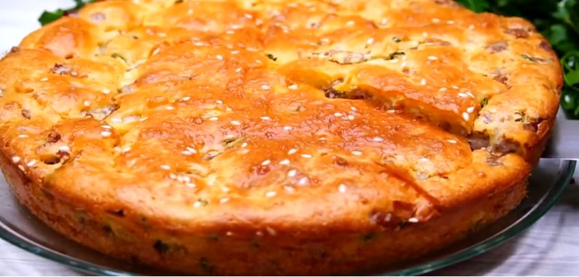 Заливной пирог «Ленивый Беляш»