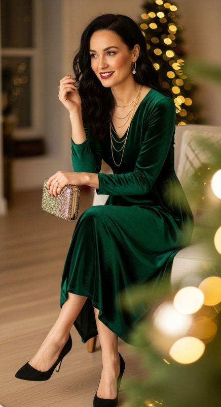 Очарование женщин старше 50: Как выбрать идеальное платье для новогодней ночи