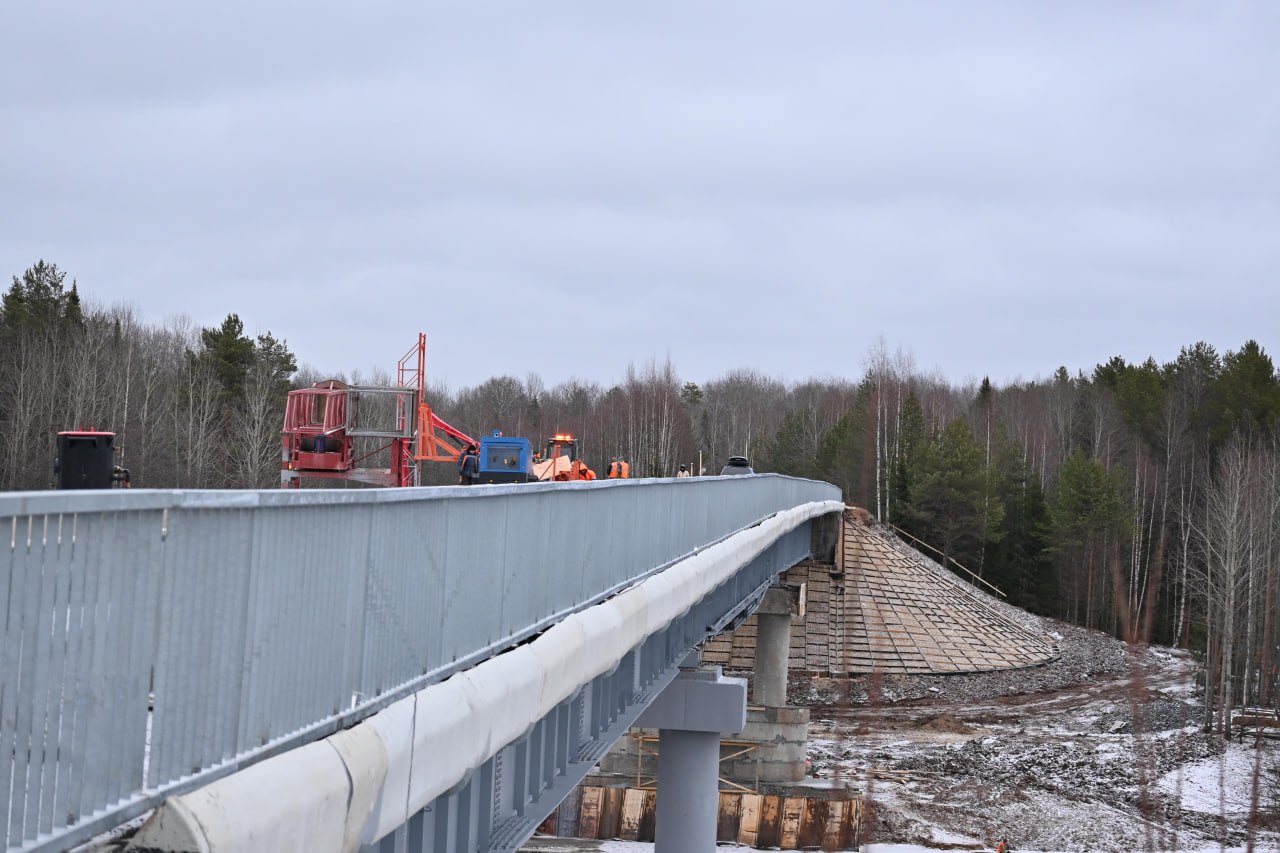 В Нагорском районе завершается ремонт моста через реку Кобра