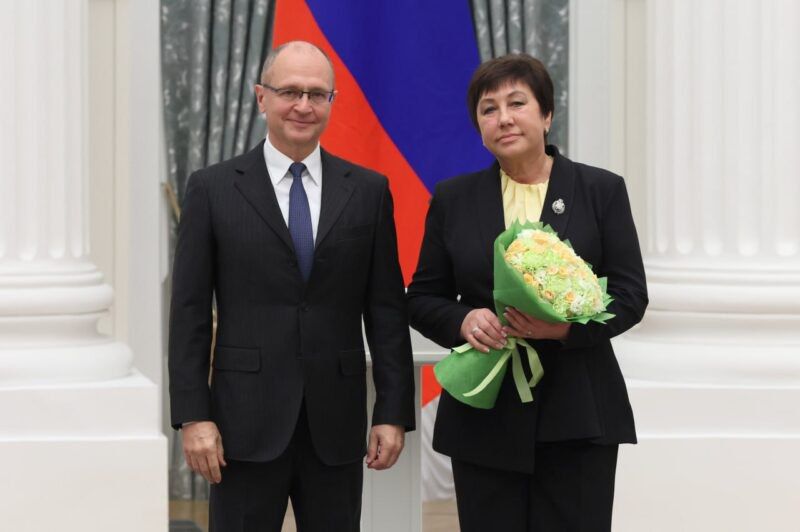 Кировчанку Надежду Торхову наградили в Кремле за работу в горадминистрации