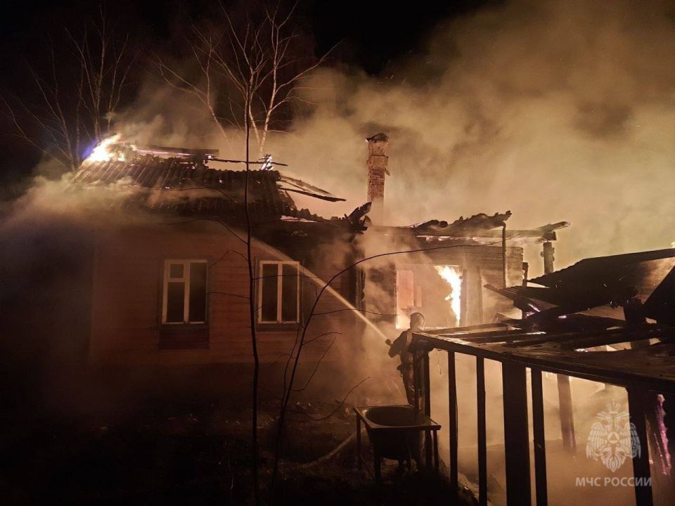 В Котельниче при пожаре пострадал мужчина