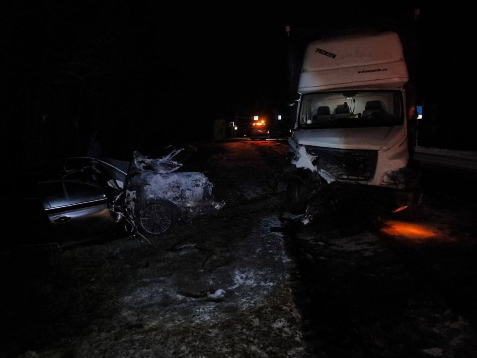 В Орловском районе в ДТП с грузовиком погибли пассажиры «Ауди»