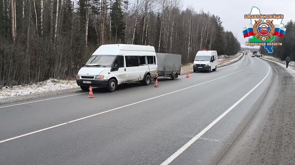 Кадры видео с места ДТП