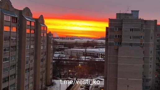 Рассвет сегодня в Кирове