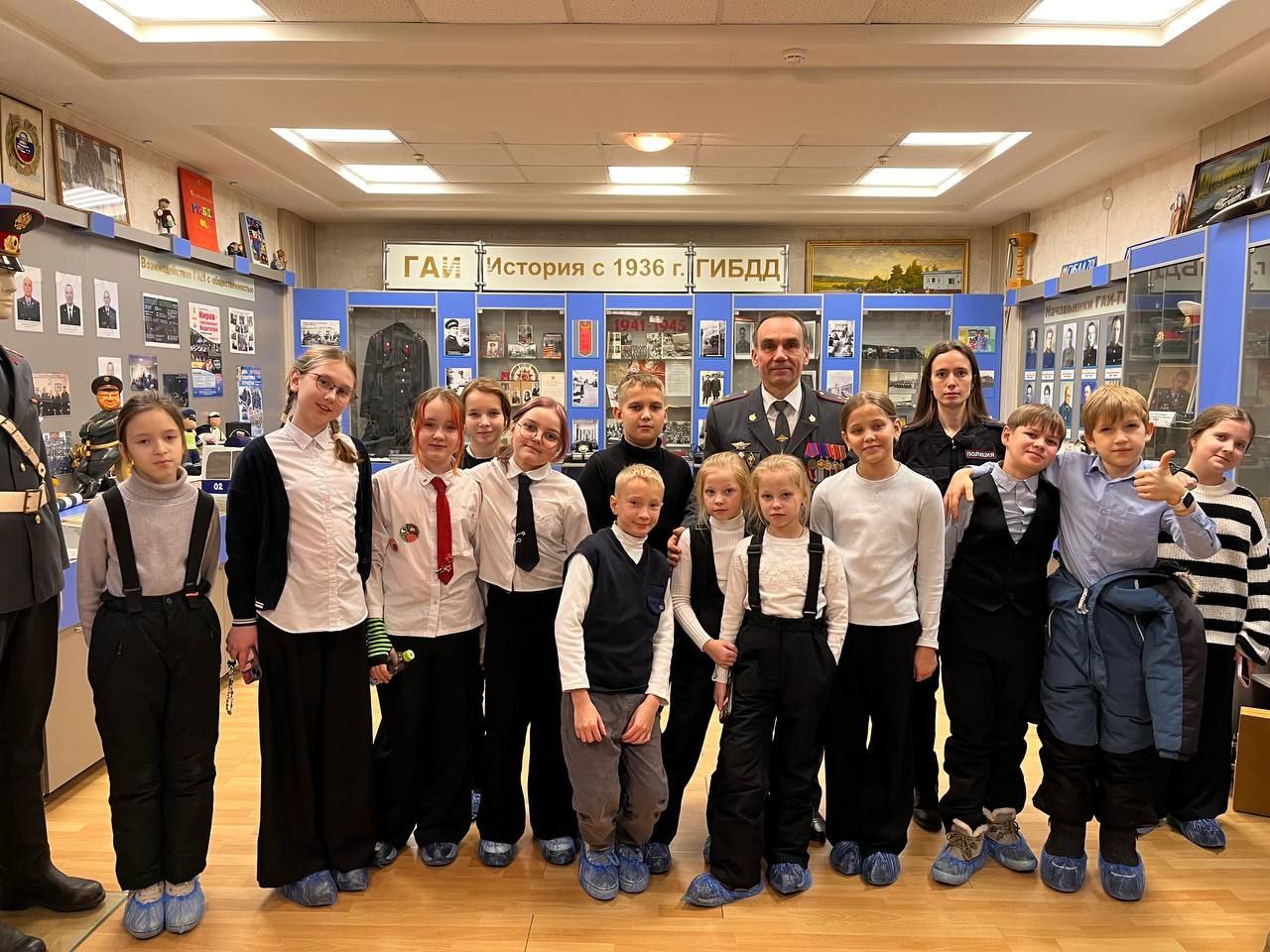 В музее Госавтоинспекции проходят занятия по безопасности дорожного движения