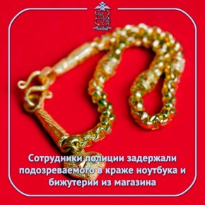 В полиции поступила информация о краже из магазина в одном из торговых центров