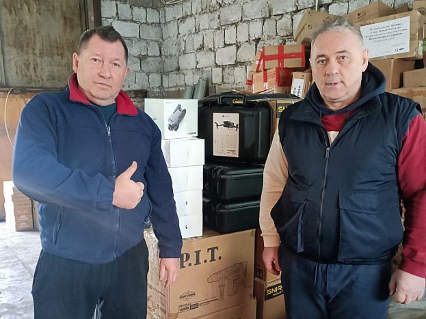 По поручению губернатора Кировской области Александра Соколова кировским мобилизованным доставлена партия квадрокоптеров