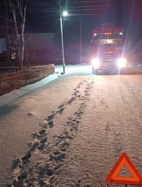 В Опарино КАМАЗ сбил пешехода