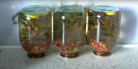 Компот из крыжовника на зиму: освежающий мохито в банке