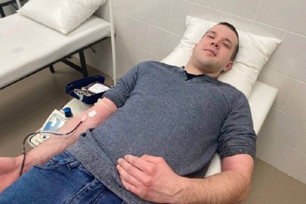 Житель Кирса стал донором редкой крови