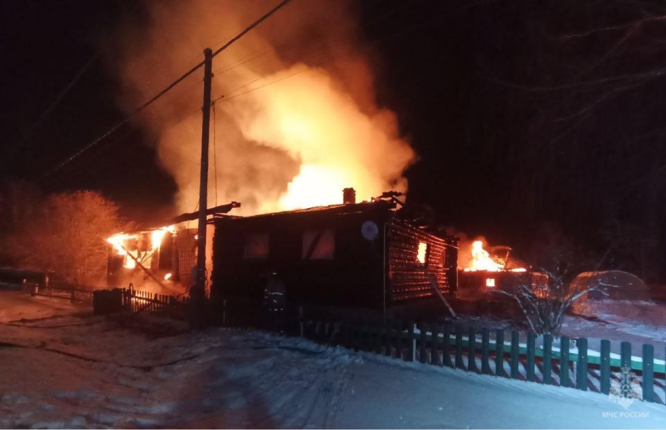 В Оричевском районе в результате пожара в жилом доме погибла женщина