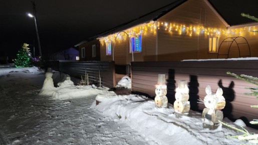 В Туже целая улица радует новогодним убранством!