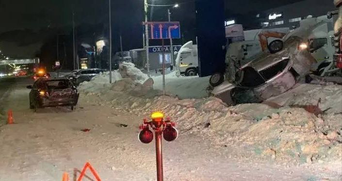 На Южном обходе г. Кирова сегодня произошло тройное ДТП