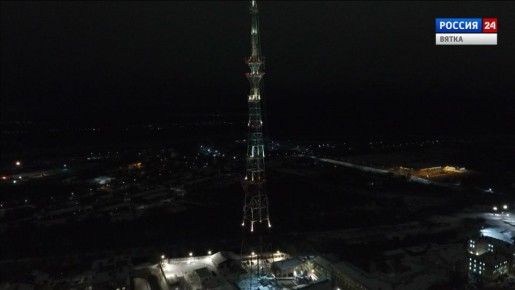 В новогодние праздники на кировской телебашне будут гореть огни