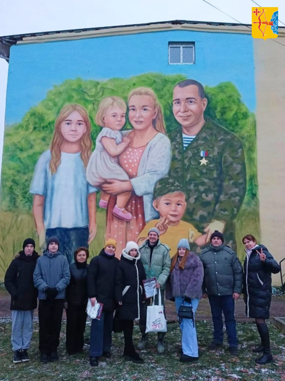 В 2025 году в посёлке Ленинское Шабалинского района появился первый мурал