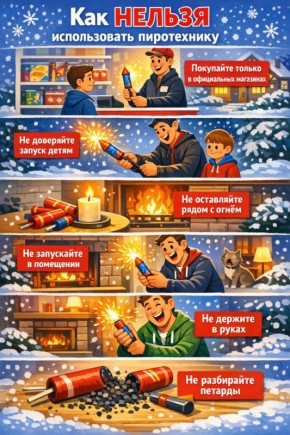 Новогоднее настроение должно быть безопасным!