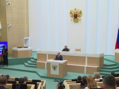 Путин отметил важность качественного законодательства в обновлённом Совете Федерации