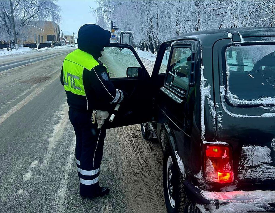 Более пятидесяти нетрезвых водителей задержали в Кировской области в первые дни нового года