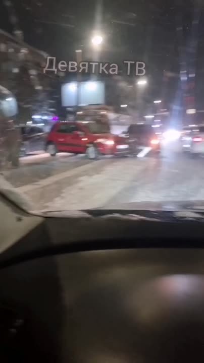 ДТП на улице Попова у дома № 16