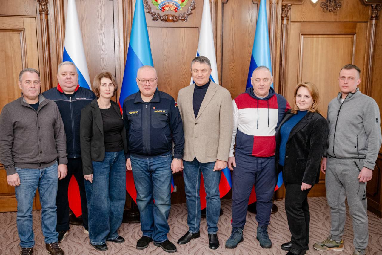 Александр Соколов о встрече с главой ЛНР Леонидом Пасечником: Александр Соколов о встрече с главой ЛНР Леонидом Пасечником:
